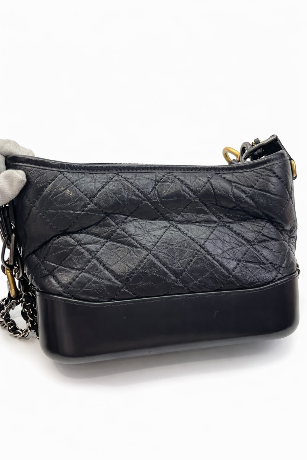 CHANEL Gabrielle Hobo With Logo Handle