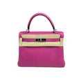 Hermès Kelly 28 – Magnolia Pink, Togo Leather, Silver Hardware (Stamp C)