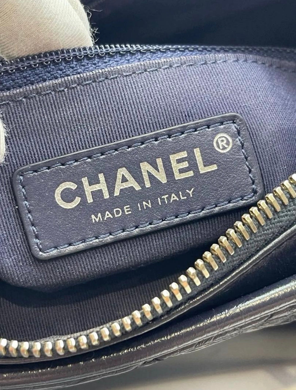 CHANEL Gabrielle Hobo With Logo Handle