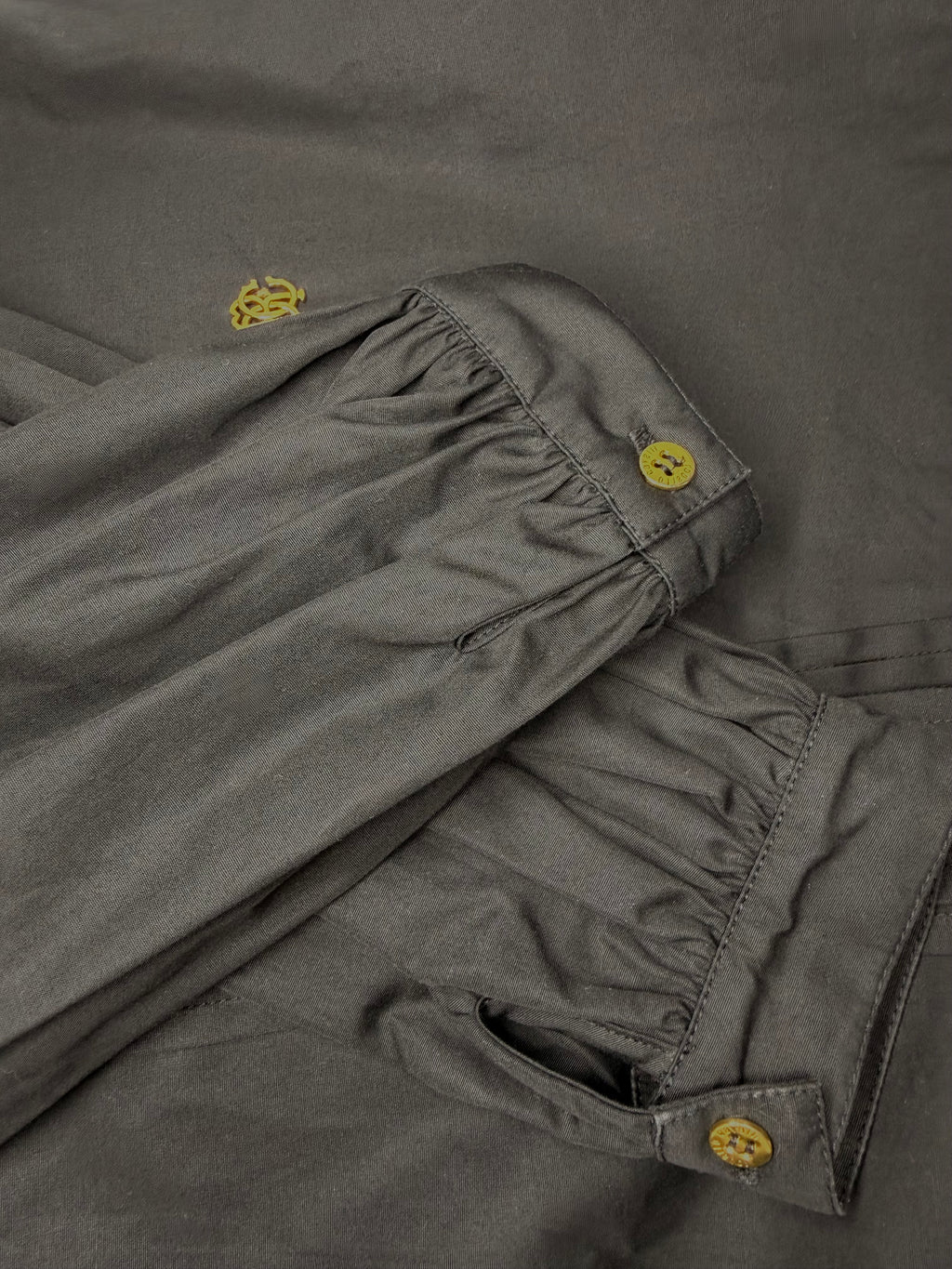Roberto Cavalli Black Cotton Shirt