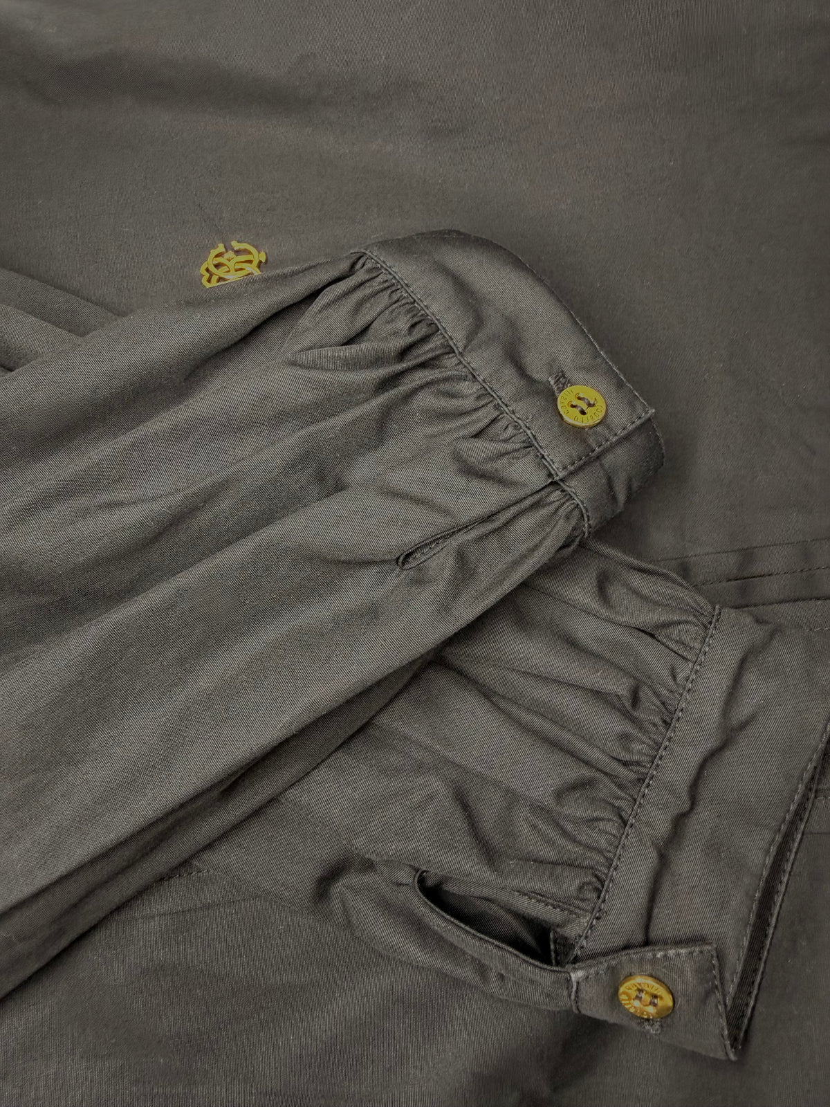Roberto Cavalli Black Cotton Shirt
