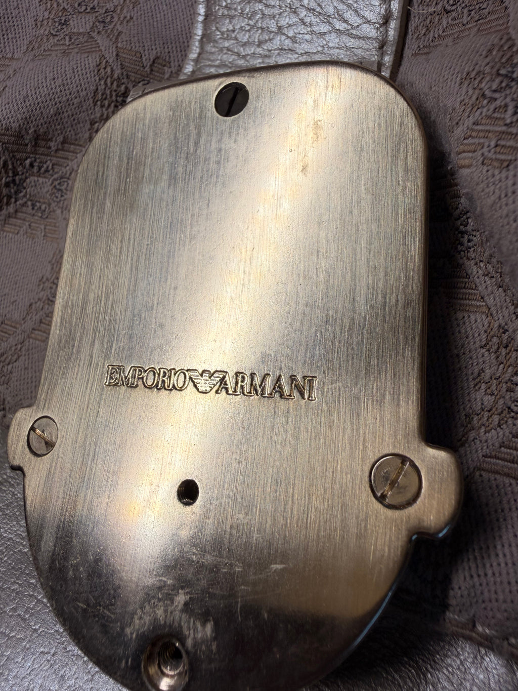 Emporio Armani Vintage Monogram Shoulder Bag