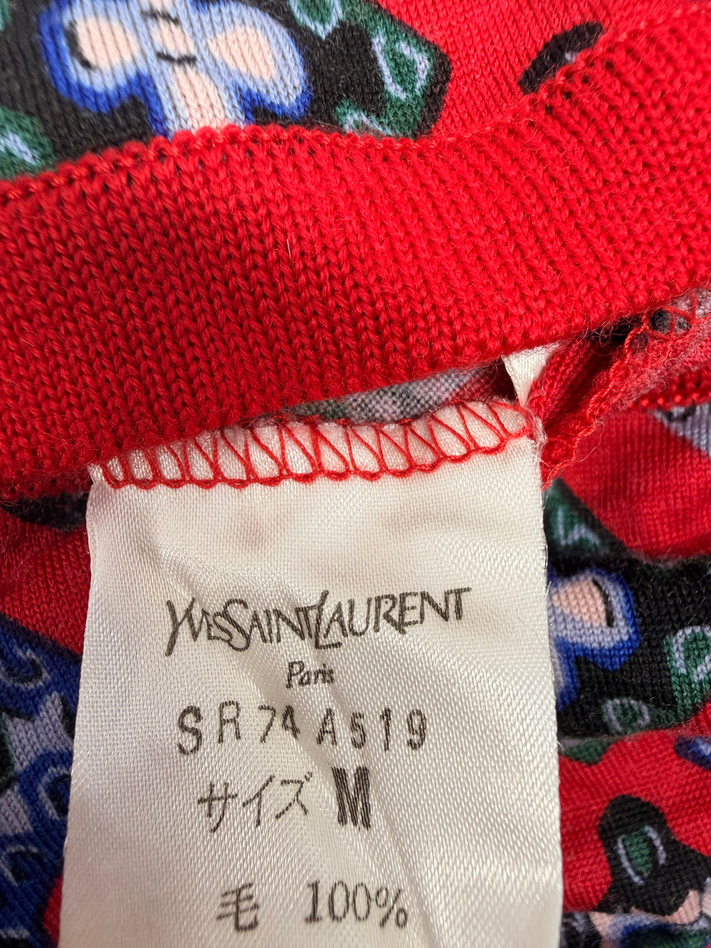 Yves Saint Laurent Wool Cardigan