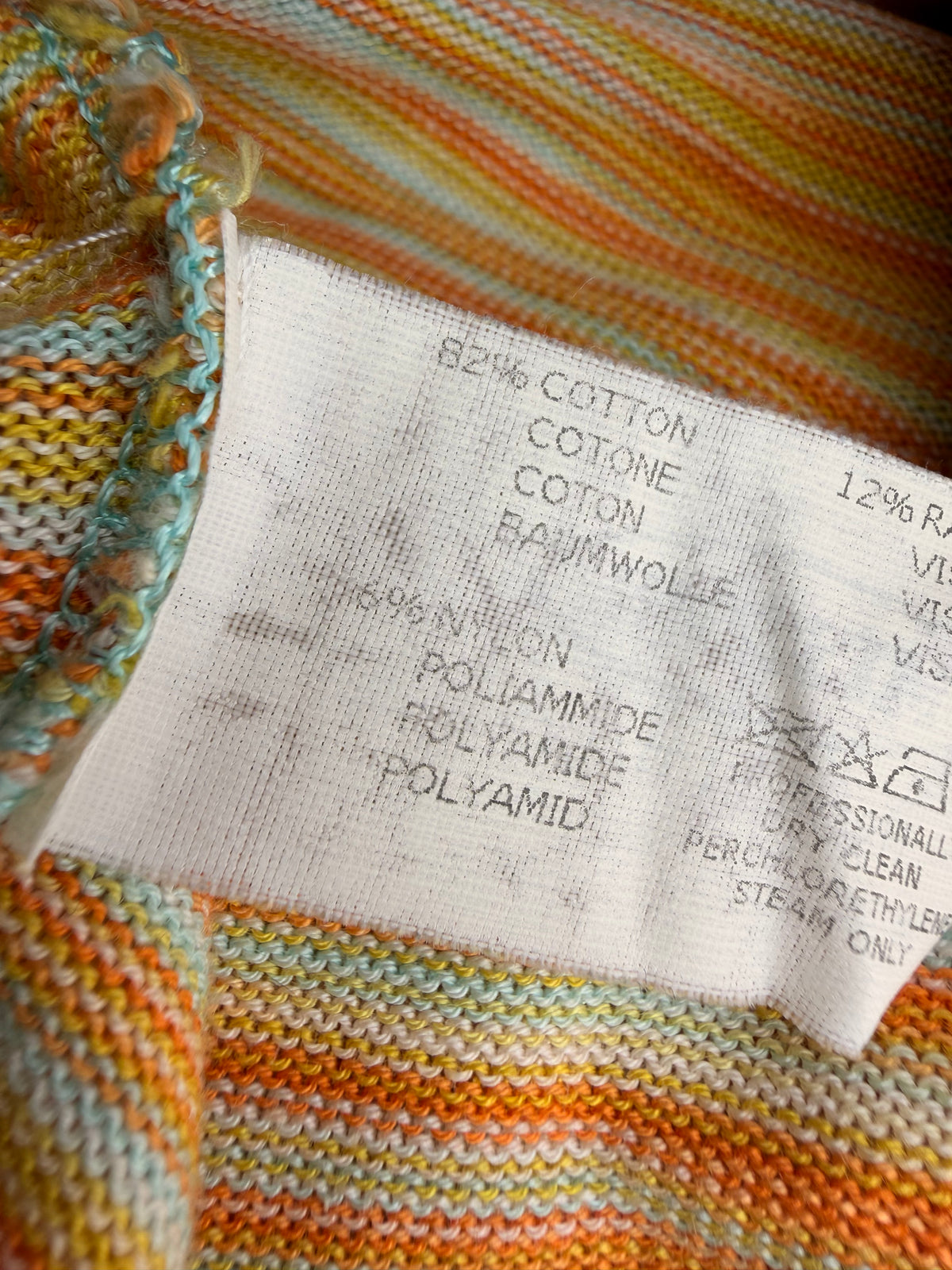 Missoni Striped Knit Sleeveless Top