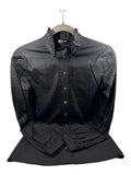 Roberto Cavalli Black Cotton Shirt