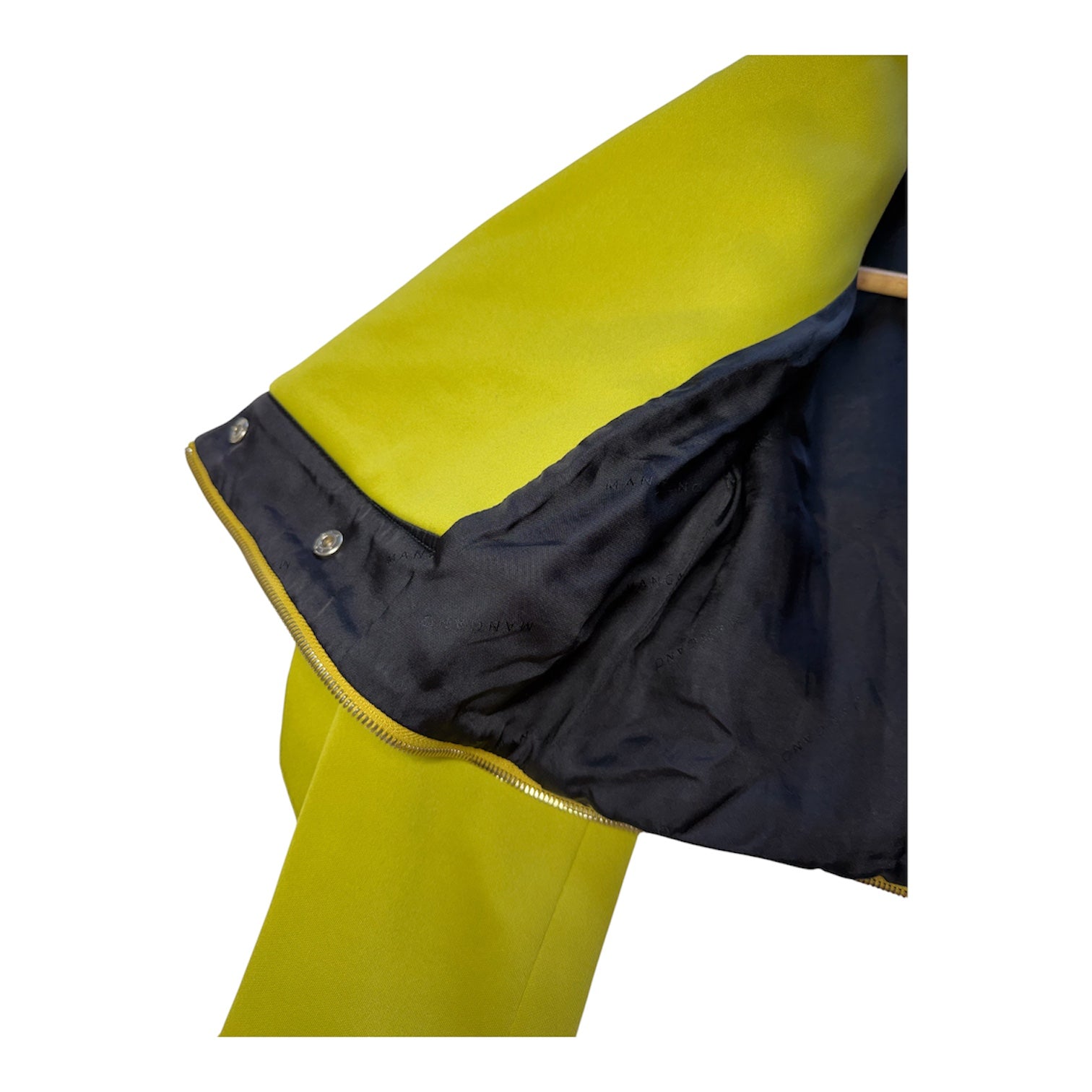 Mangano Convertible Chartreuse Green Dress & Cropped Blazer