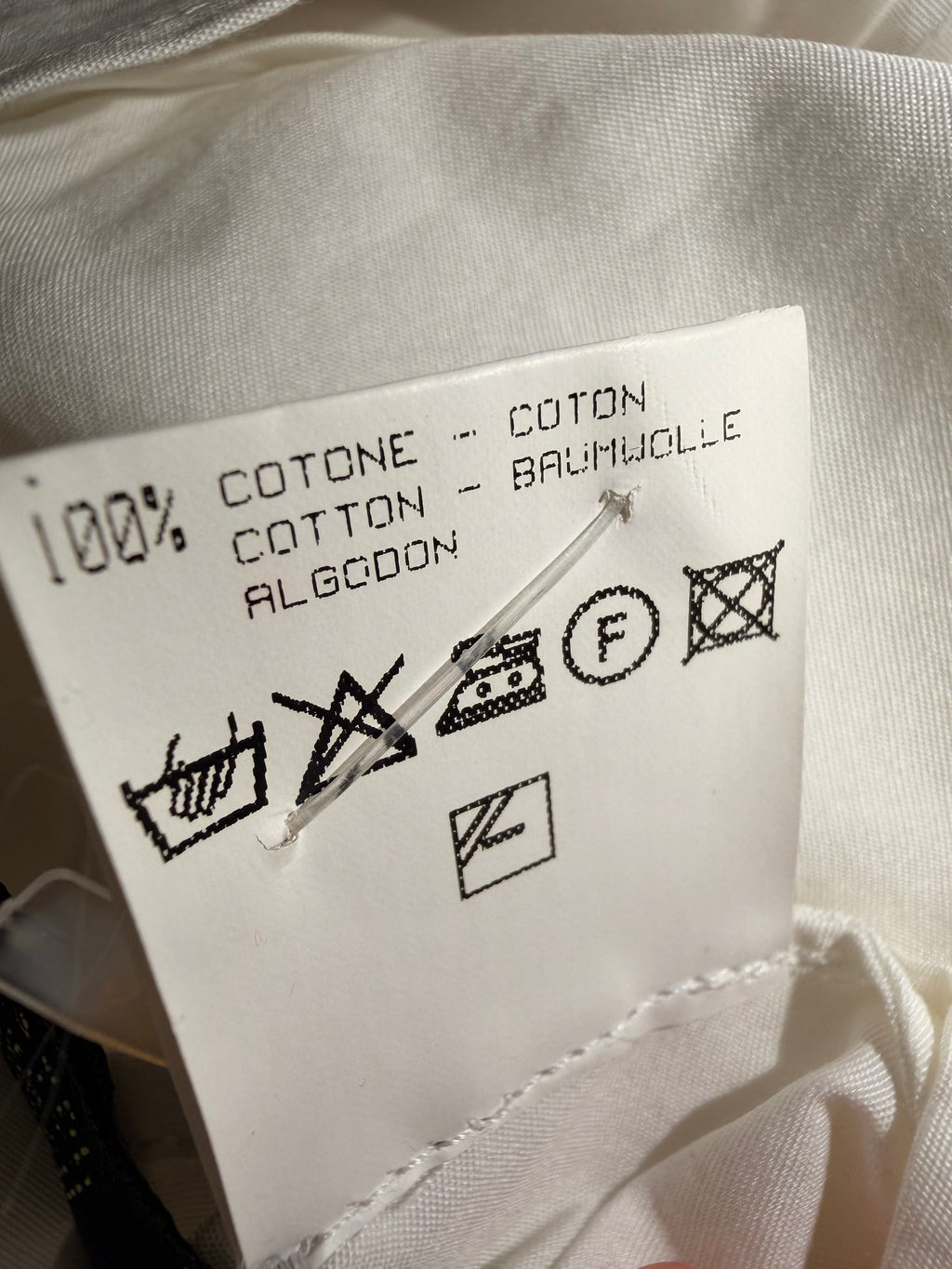 Roberto Cavalli White Pleated Detail Shirt