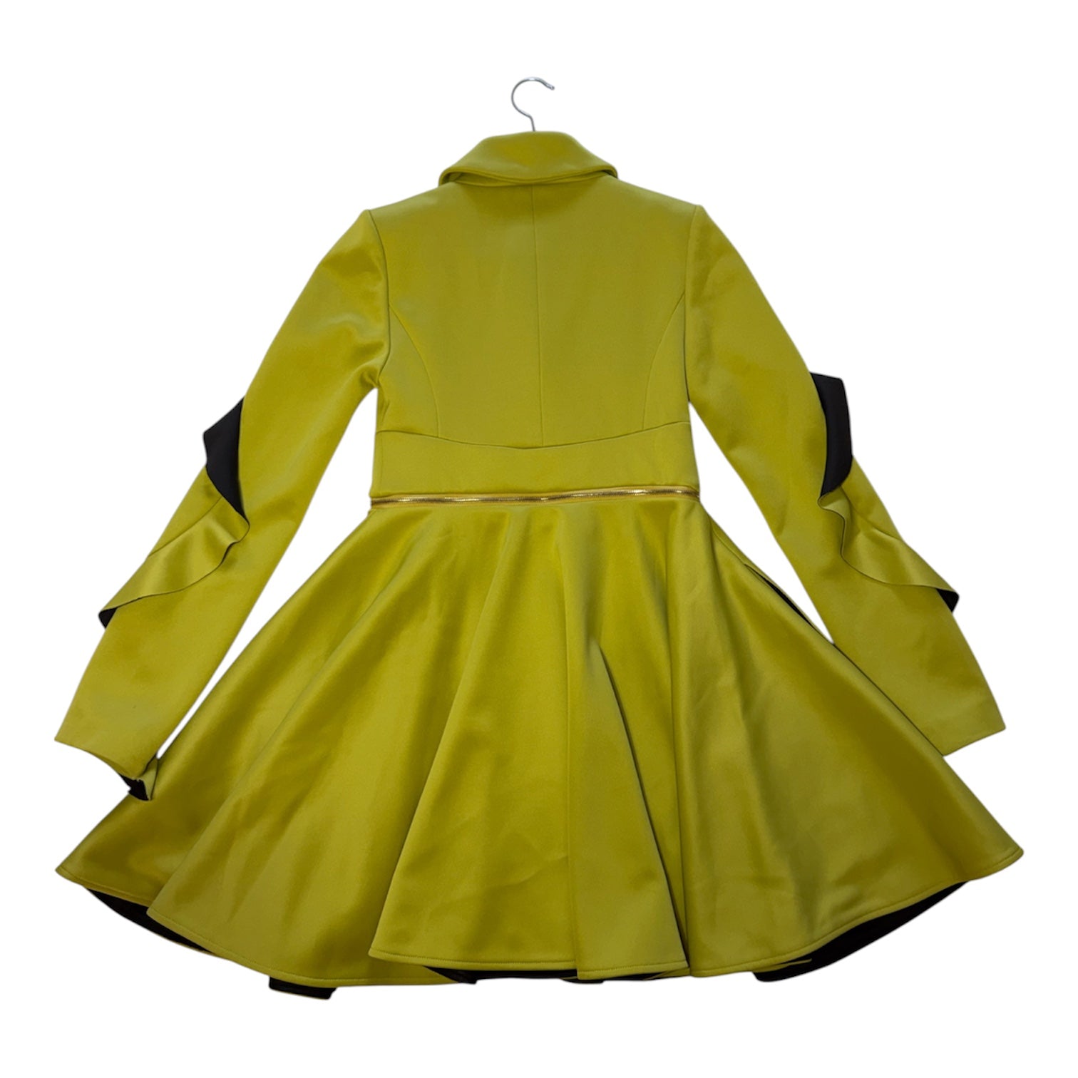 Mangano Convertible Chartreuse Green Dress & Cropped Blazer