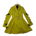 Mangano Convertible Chartreuse Green Dress & Cropped Blazer