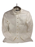 Roberto Cavalli White Pleated Detail Shirt