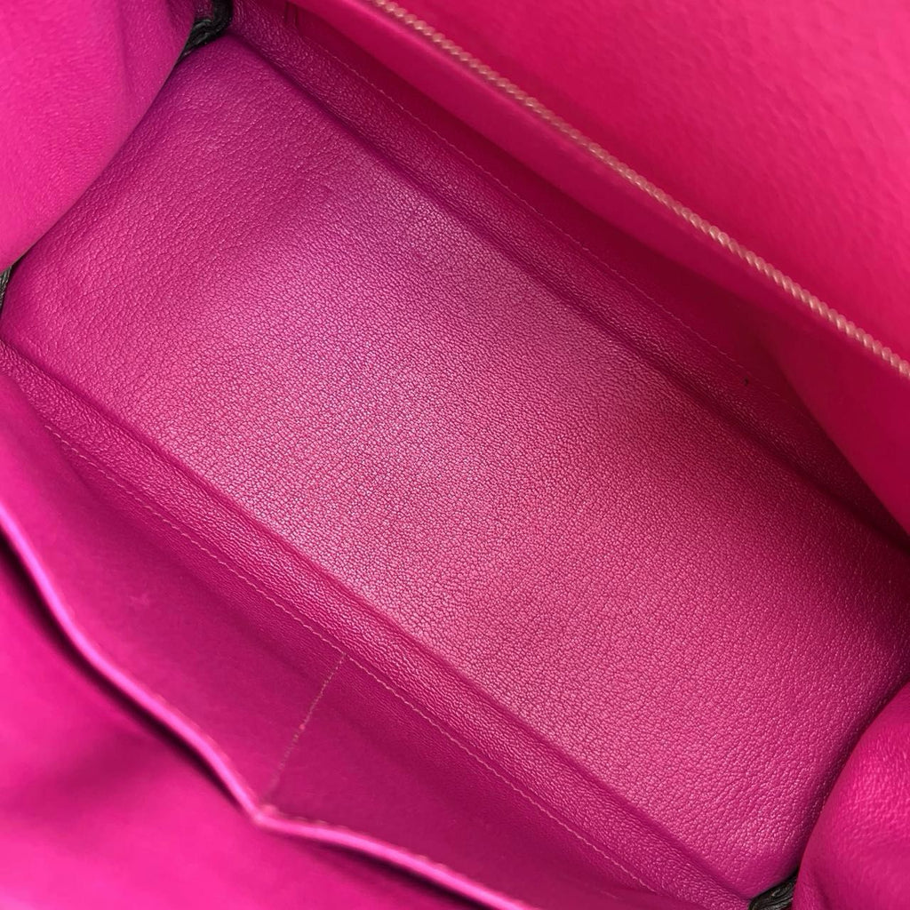 Hermès Kelly 28 – Magnolia Pink, Togo Leather, Silver Hardware (Stamp C)