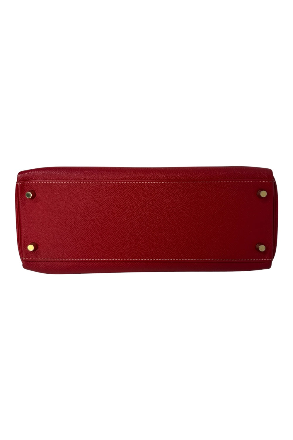 Hermès Kelly 32 Retourné Rouge Casaque Epsom