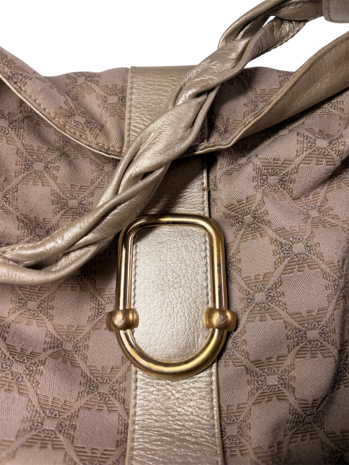 Emporio Armani Vintage Monogram Shoulder Bag
