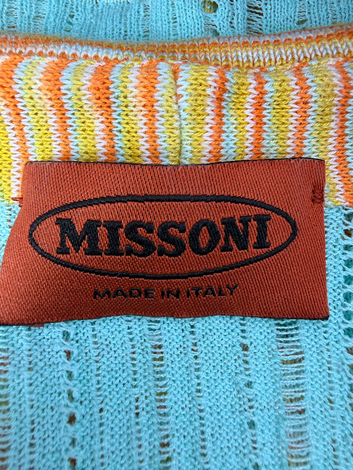 Missoni Striped Knit Sleeveless Top